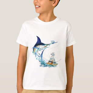 Camiseta El pez volador toma el cebo