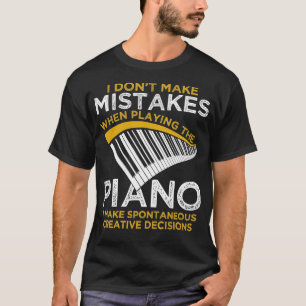 Camiseta El pianista del teclado regala un piano músico mus