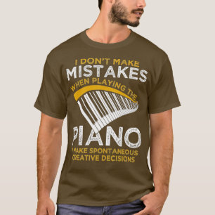 Camiseta El pianista del teclado regala un piano músico mus