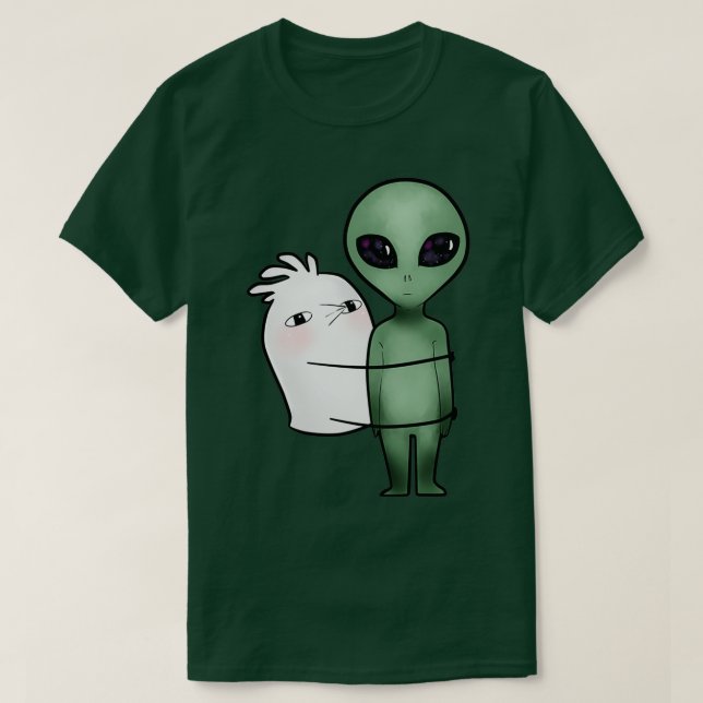Camiseta El pichón ama a los extraterrestres (Diseño del anverso)