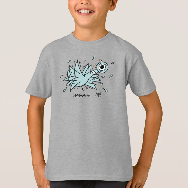 Camiseta El pichón Freakout Kids Heather (Anverso)