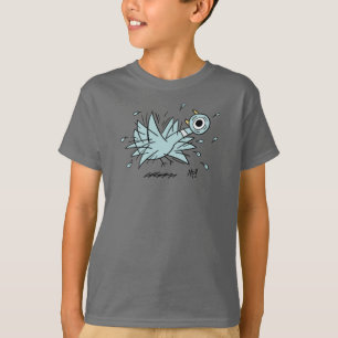 Camiseta El pichón helaba a los niños grises