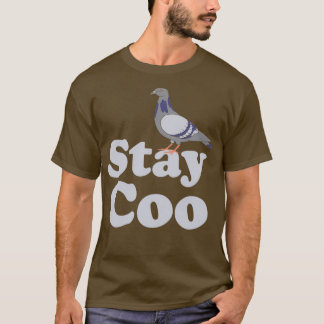 Camiseta El pichón se queda coo pájaros divertidos que ador
