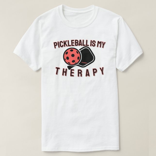 Camiseta El Pickleball Es Mi Terapia (Diseño del anverso)