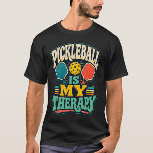 Camiseta El pickleball es mi terapia Deportes retro