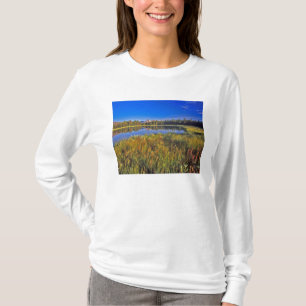 Camiseta El pico Index se refleja en el lago Mud en la