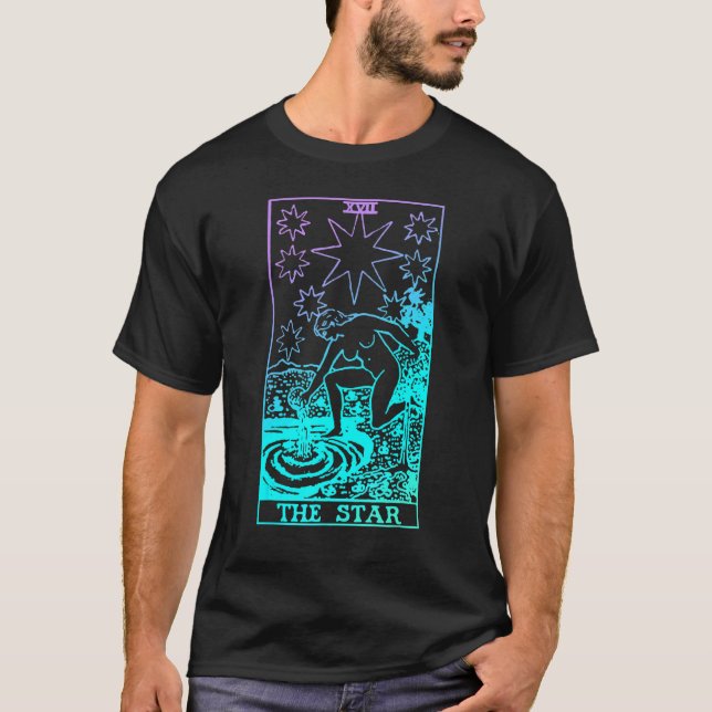 Camiseta El piloto de cartas Star Tarot Witchy (Anverso)