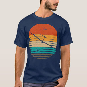 Camiseta El piloto del brillante Glider se expande en la id