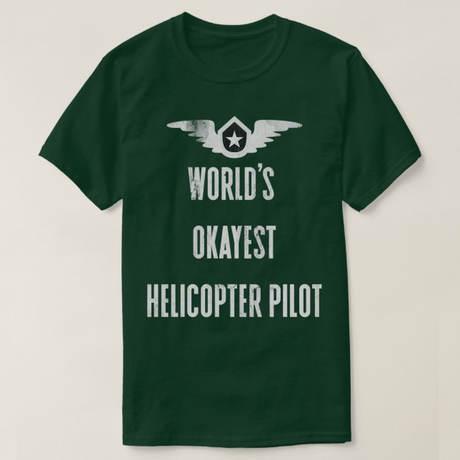 Camiseta El piloto más optimista del mundo mundial de los h (Diseño del anverso)