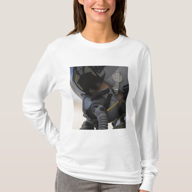 Camiseta El piloto se sienta en su perno A-10 II (Anverso)