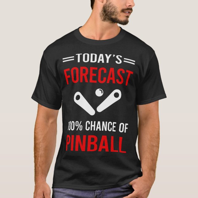Camiseta El Pinball de la Previsión de Hoy (Anverso)