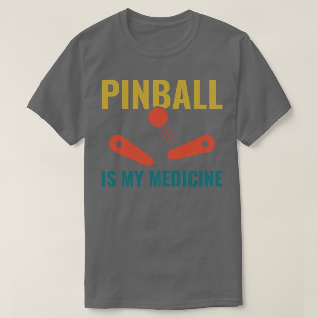 Camiseta El Pinball es mi divertida arcada de pinball jugad (Diseño del anverso)