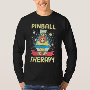 Camiseta El Pinball Es Mi Terapia Retro Clásica Pinball