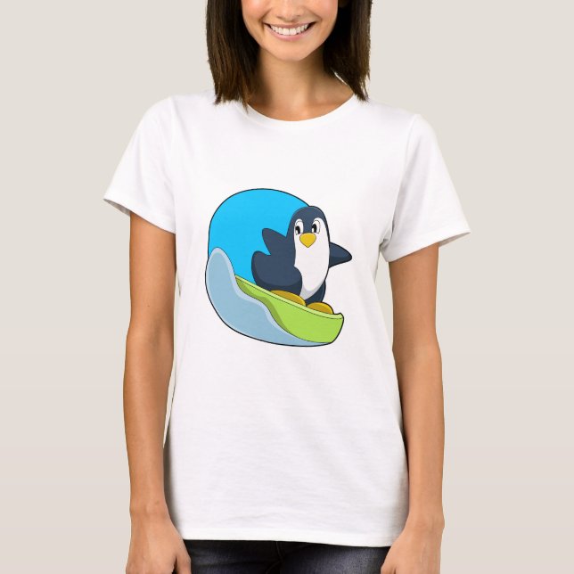 Camiseta El pingüino como snowboard con Sonowboard.PNG (Anverso)
