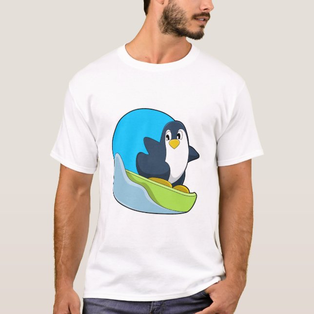 Camiseta El pingüino como snowboard con Sonowboard.PNG (Anverso)
