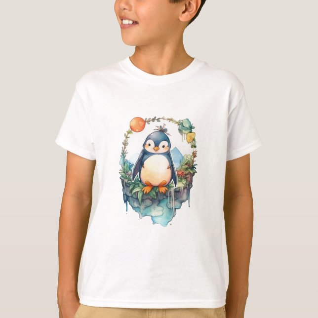 Camiseta El pingüino de gira (Anverso)
