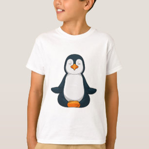 Camiseta El pingüino en el gimnasio del yoga