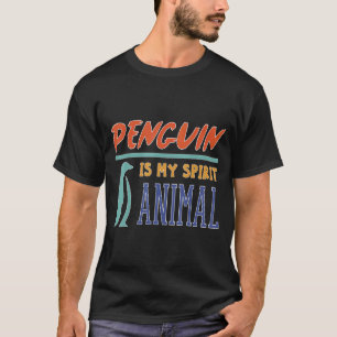 Camiseta El Pingüino Es Mi Espíritu Animal Cute Pingüino 08