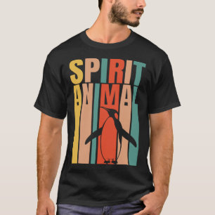 Camiseta El pingüino es mi retro espiritual animal