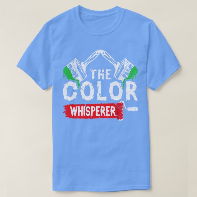 Camiseta El pintador de susurros de color (Diseño del anverso)