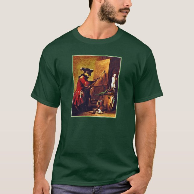 Camiseta El pintor de monos (Anverso)