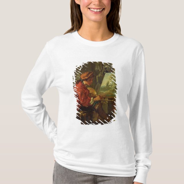 Camiseta El pintor en su estudio (Anverso)