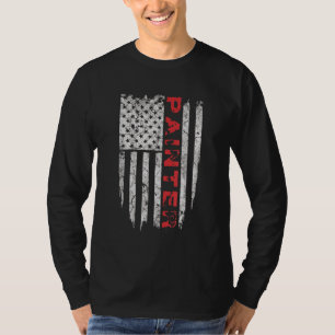Camiseta El pintor norteamericano orgulloso de Estados Unid