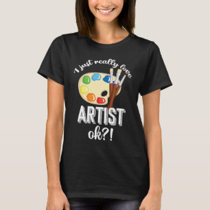 Camiseta El pintor Varnisher y los artistas del arte 17