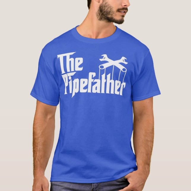 Camiseta El Pipefather T Funny Plumber Profesores Mens (Anverso)