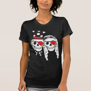 Camiseta El pirata boda se pone negro sobre negro