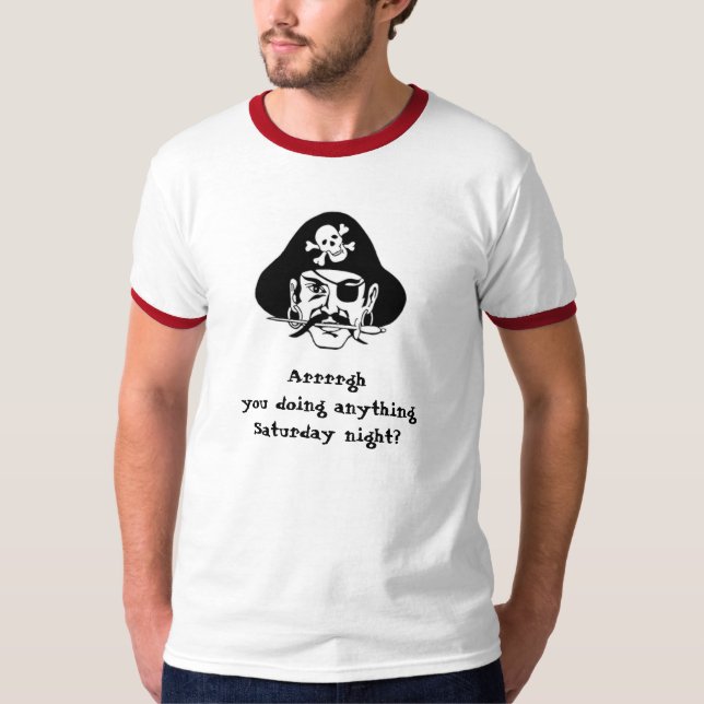 Camiseta El pirata coge la línea (Anverso)
