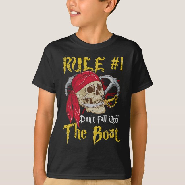 Camiseta El pirata de los piratas del capitán de los barcos (Anverso)