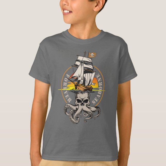 Camiseta El pirata de Seaborne | Niños (Anverso)