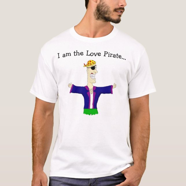 Camiseta El pirata del amor (Anverso)