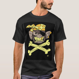 Camiseta El pirata Monkeys amarillo de la bandera