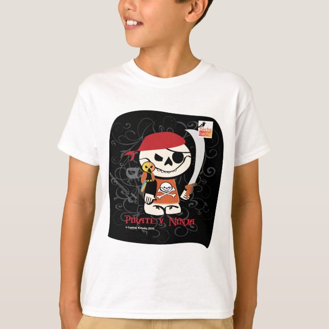 Camiseta El pirata muerto de Ed-Ninja v embroma las (Anverso)