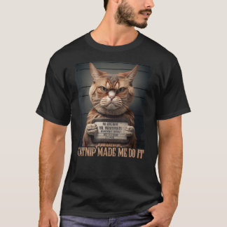 Camiseta El piropo me hizo hacerlo un gato gracioso para lo