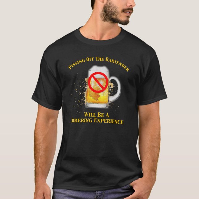 Camiseta El Pisar Del Barman Será Insoportable (Anverso)