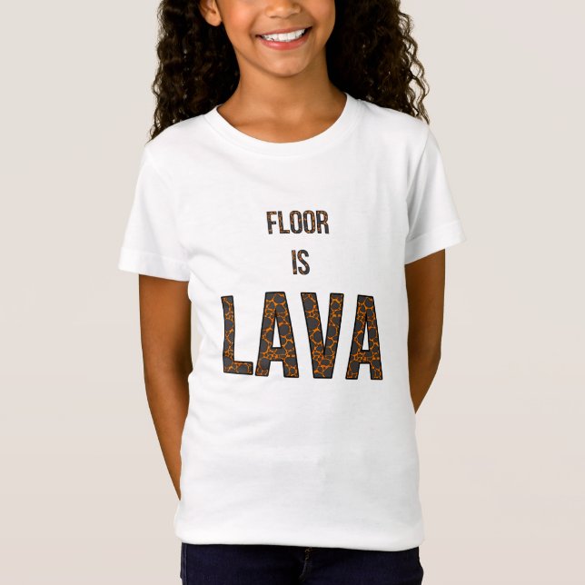 Camiseta El piso es lava - Juego favorito (Anverso)