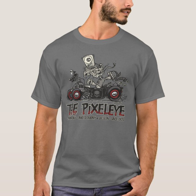 Camiseta El Pixeleye - monstruo VI (Anverso)