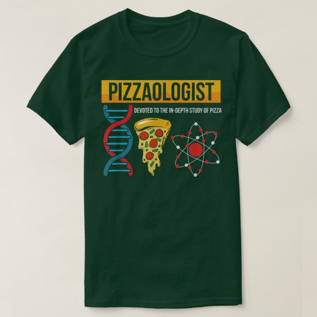 Camiseta El Pizzaólogo Hizo El Estudio A Fondo De La Pizza (Diseño del anverso)