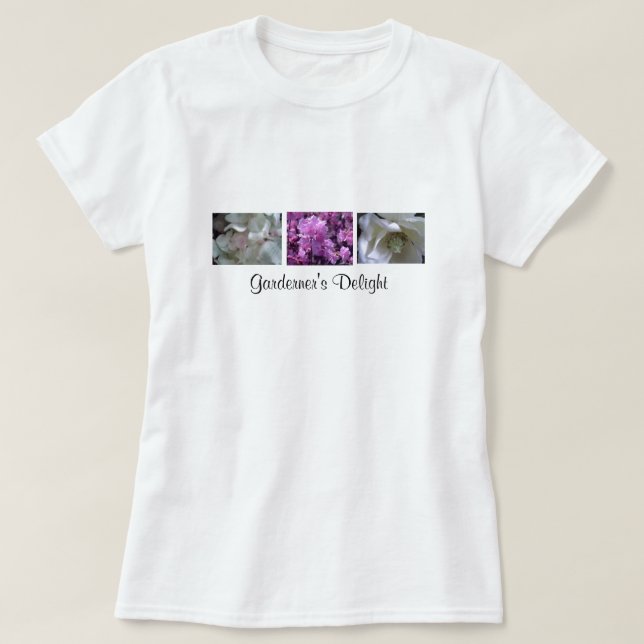 Camiseta El placer del jardinero (Diseño del anverso)