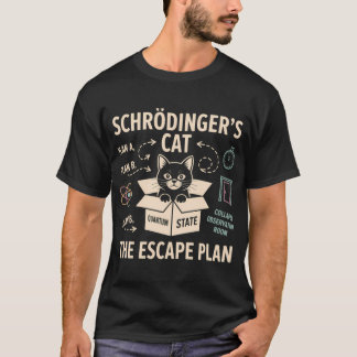 Camiseta El Plan de Escape de Schrdingers Cat vintage