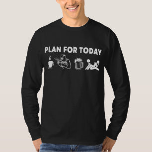 Camiseta El plan de Welder para hoy es la cerveza de café