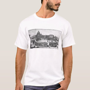 Camiseta El plan original de Bernini para el cuadrado de