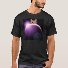 Camiseta El planeta del gato espacial LOL La graciosa camis