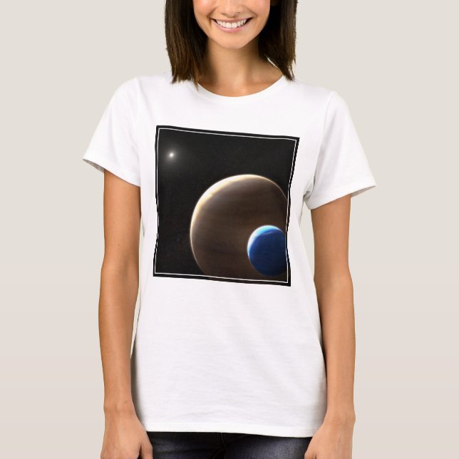 Camiseta El planeta gigante del gas Kepler-1625b (Anverso)