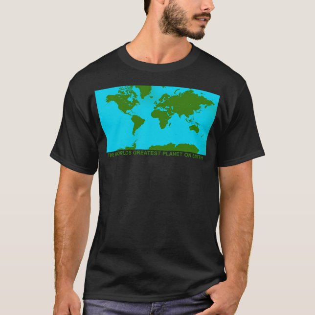Camiseta El planeta más grande del mundo (Anverso)