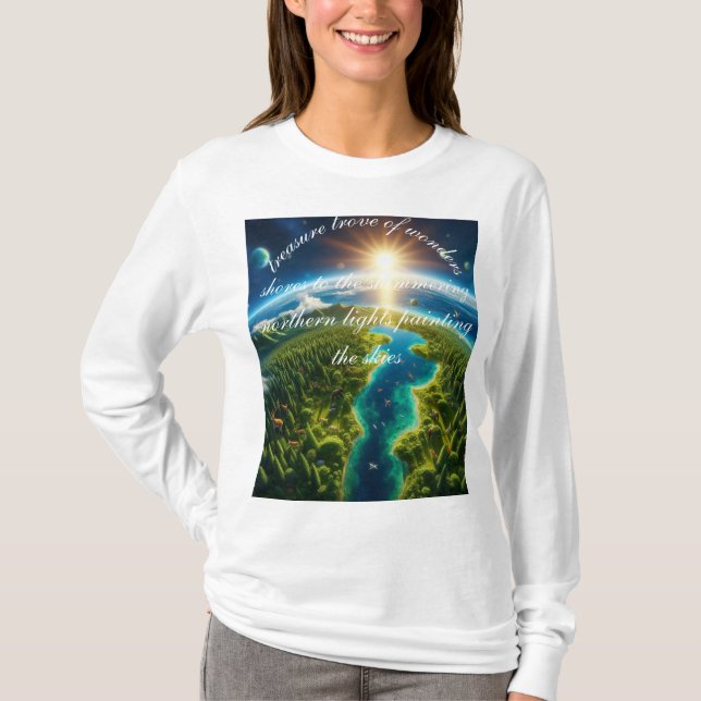Camiseta El planeta Tierra es sin duda un tesoro de maravil (Anverso)