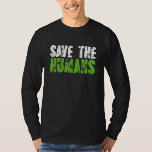 Camiseta El planeta verde salva a la energía renovable huma